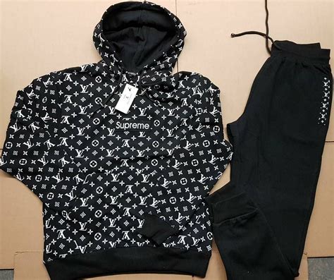 louis vuitton jogger suit|Louis Vuitton warm up suit.